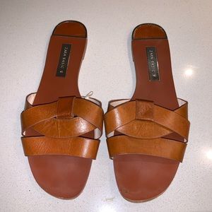 Zara slip-on sandals